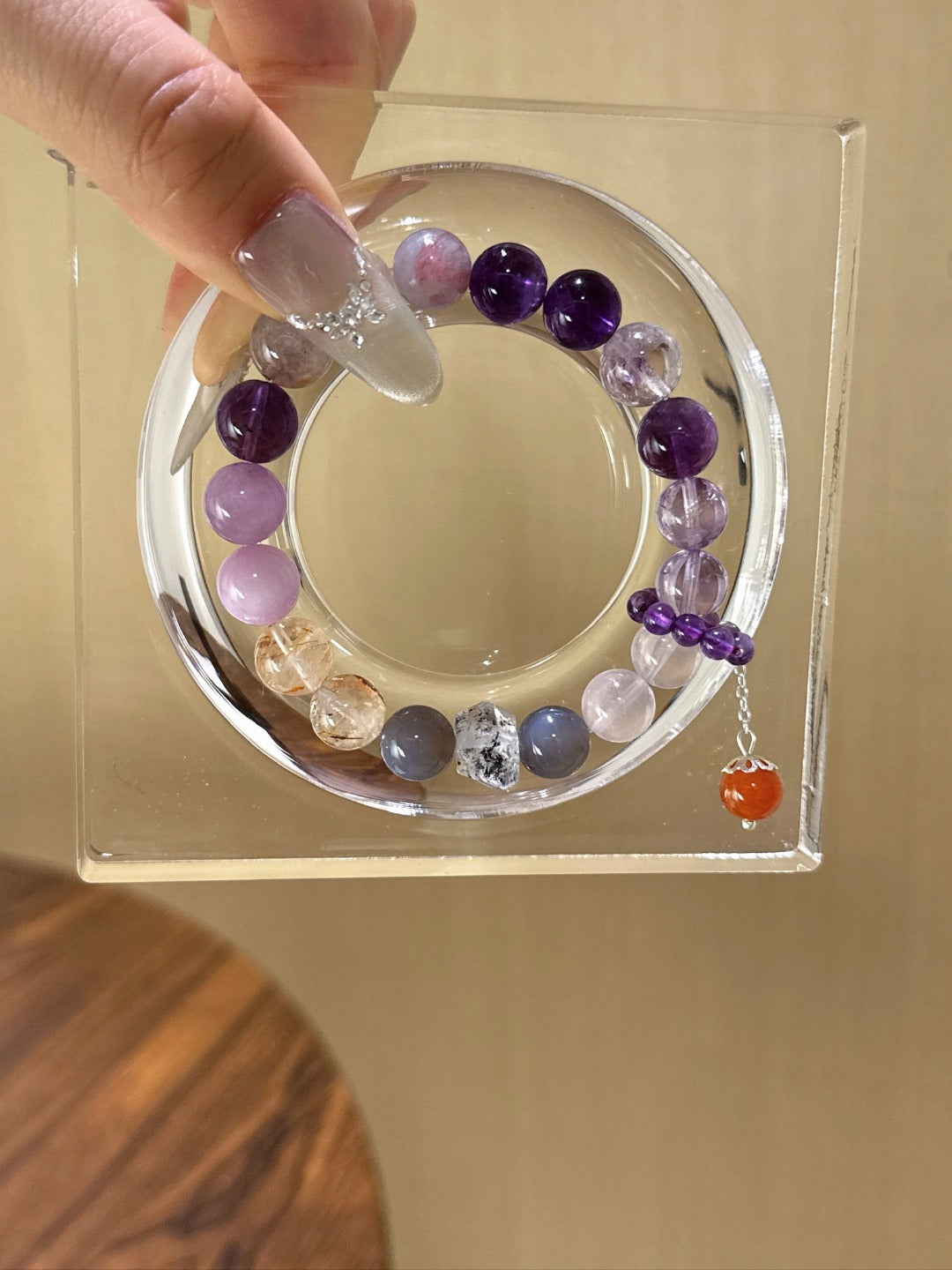 ▫️▪️ Purple multi-treasure bracelet